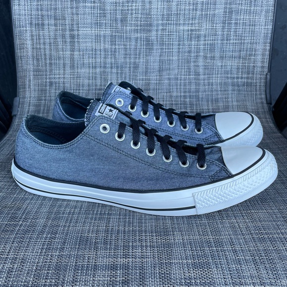 Converse Other - Converse Chuck Taylor All Star Ox Grey Low Top Sneakers Shoes Mens size 12